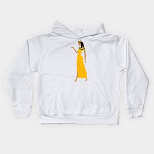 Ancient Egyptian Woman Kids Hoodie